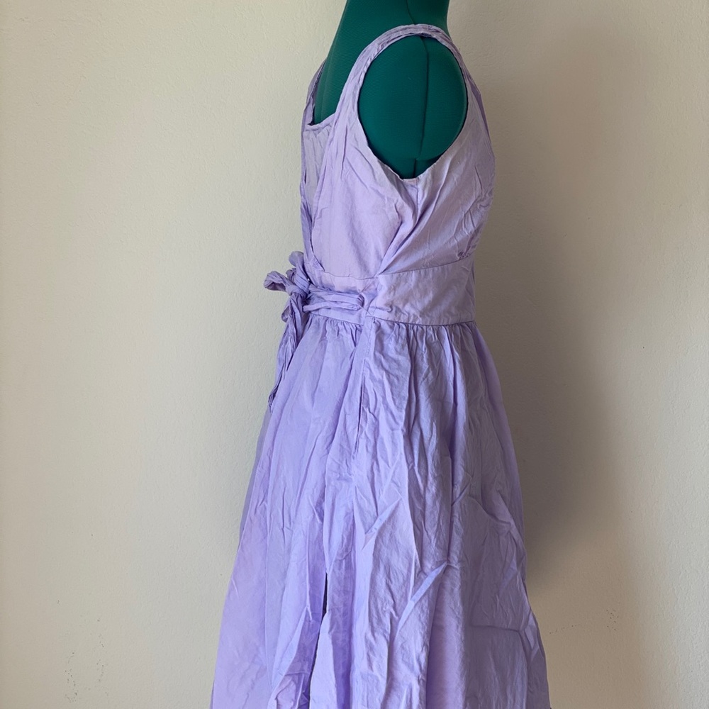 NFS lavender tea empire waist dress Size 10 - Picture 6 of 8